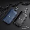 AAAPR1 Car Wallet Key Case Carbon Fiber Zipper Wallet Holder Multifunction Accessories For BMW X1 X2 X3 X4 X5 X6 X7 G20 G30 6GT E46 E60