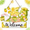 Decorative Welcome Spring Hangings Sign Handmade Woods Door Decorations