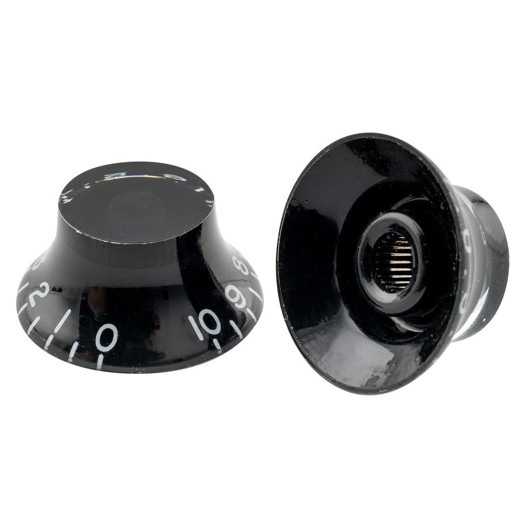 Musiclily Pro Imperial Inch Size American Made Les Paul Style электрогитара раструб Top Hat черный с ручками для левой руки, (Набор 4)