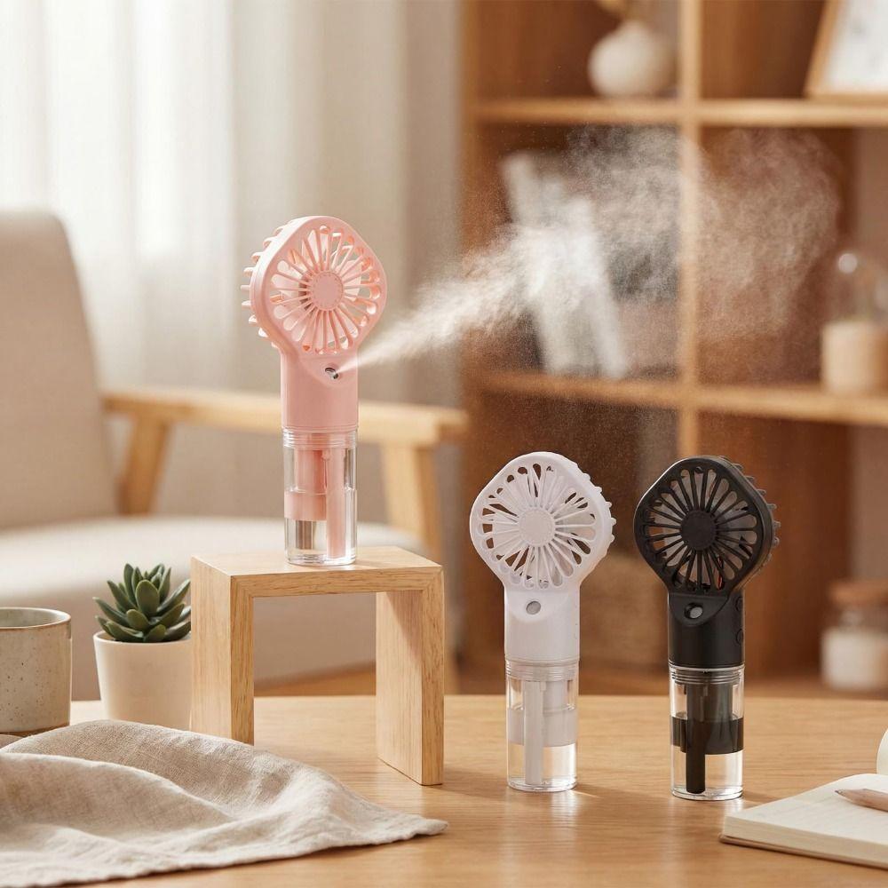 Durable Cooling Spray Fan Colorful Small Personal Cooling Fans Gift Mini Cooling Fans  Summer