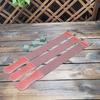 Double-Sided Genuine Cowhide Razor Sharpening Cloth with Metal Ring