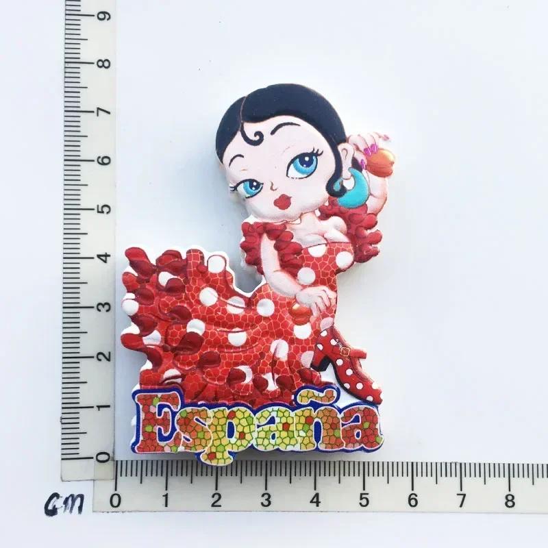 Испания Мадрид Магниты на холодильник Туристический сувенир Кордова Барселона Севилья Толедо Магнитные наклейки на холодильник Коллекция подарков