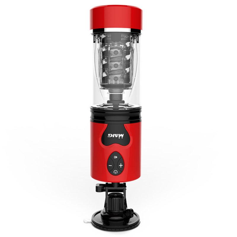 Мужской мастурбатор, автоматическое телескопическое вращение, настоящая вагина, чашка для голосовой мастурбации для мужчин, карманная киска, сильные секс-игрушки