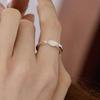 PAIGEFLYNN JEWELRY [925 Silver] Mu Pale Oval Shape Ring