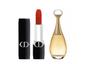 Dior Яркая Сине-Золотая Помада Парфюм Образец Набор Образцов Макияжа Бархатная Сатиновая 1,5 г + 5 мл Подарок на День Матери Для Мамы