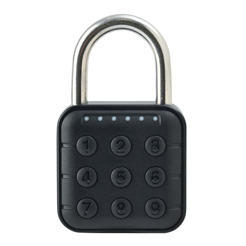 6 Digit Password Lock Electronic Combination Lock IP67 Waterproof Padlock for Luggage Locker