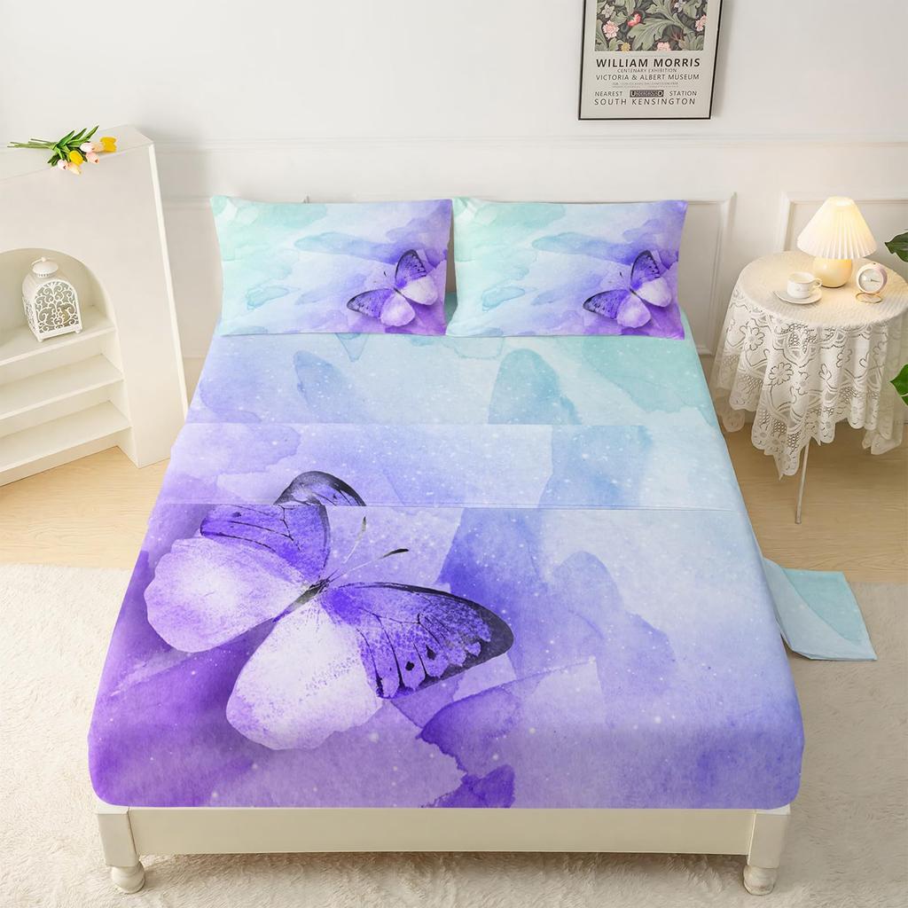 Спорт Баскетбол Футбол Бейсбол Узор Простынь Четырехпредметный Постельный Комплект Спальня Общежитие Постельные Принадлежности