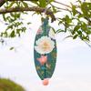 Sublimation Wind Spinner DIY Heat Transfer Aluminum Oval 3D Wind Chime Indoor Outdoor Garden Yard Porch Metal Hanging Decoration