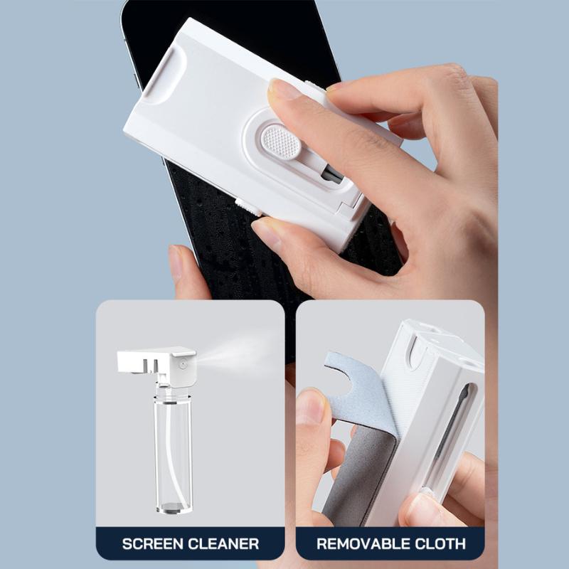 8 в 1 набор для чистки клавиатуры, щетка для чистки наушников AirPods, компьютера, планшета, ноутбука, экрана телевизора, мобильных телефонов, инструменты для чистки