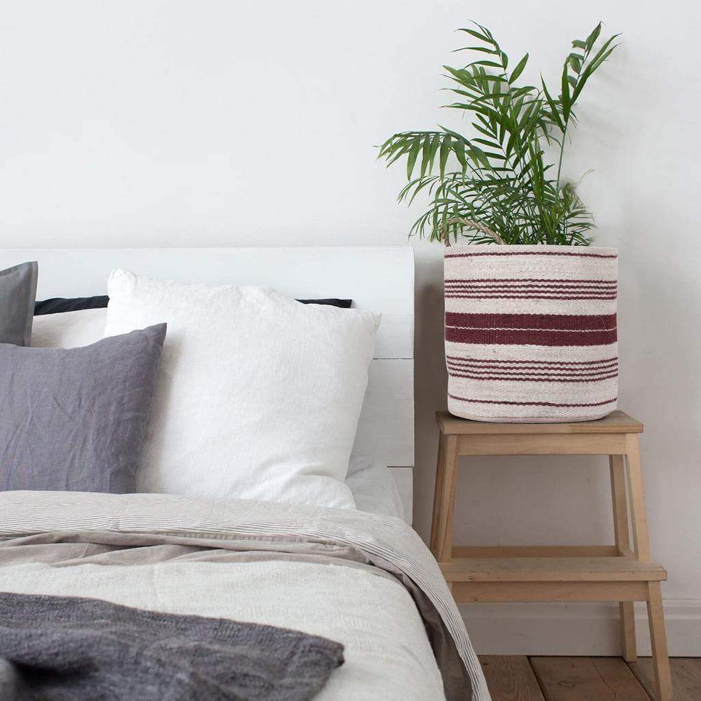 Прочная джутовая корзина для растений, современная плетеная корзина для 10-дюймовых цветочных горшков, напольные комнатные кашпо, корзина-органайзер для хранения, деревенский декор для дома, контейнеры для растений