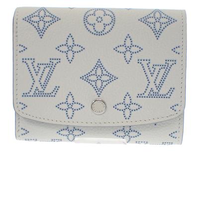 M11802 Складной кошелек белый/синий Monogram Mahina Женский