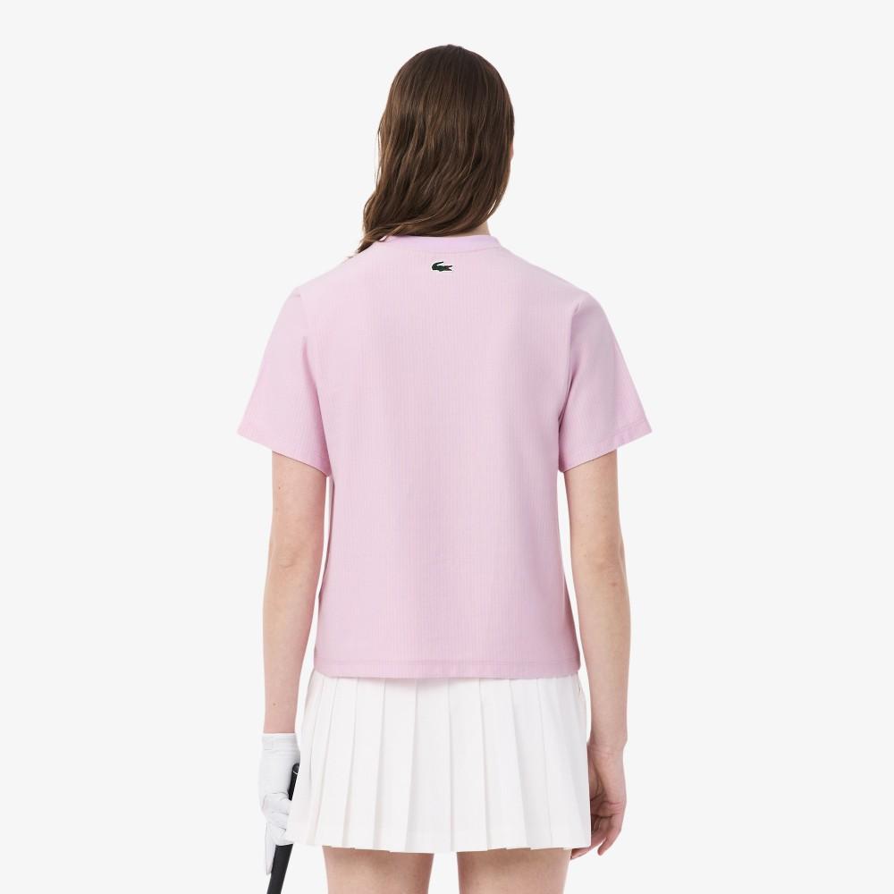 [Lacoste] Women's Golf Stripe T-Shirt TF0084-56G48Z