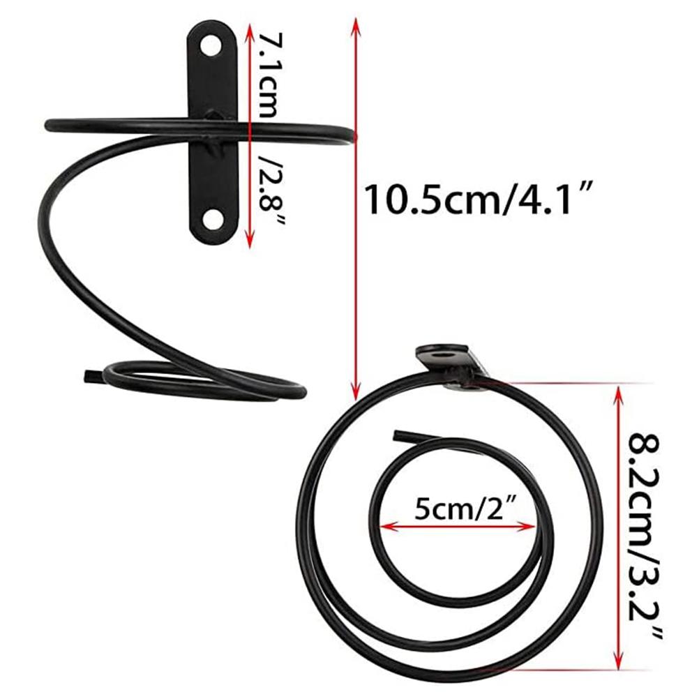 Iron Wall Wine Bottle Rack Holder Wall Mounted Wine Racks Firm Wine Display Stand