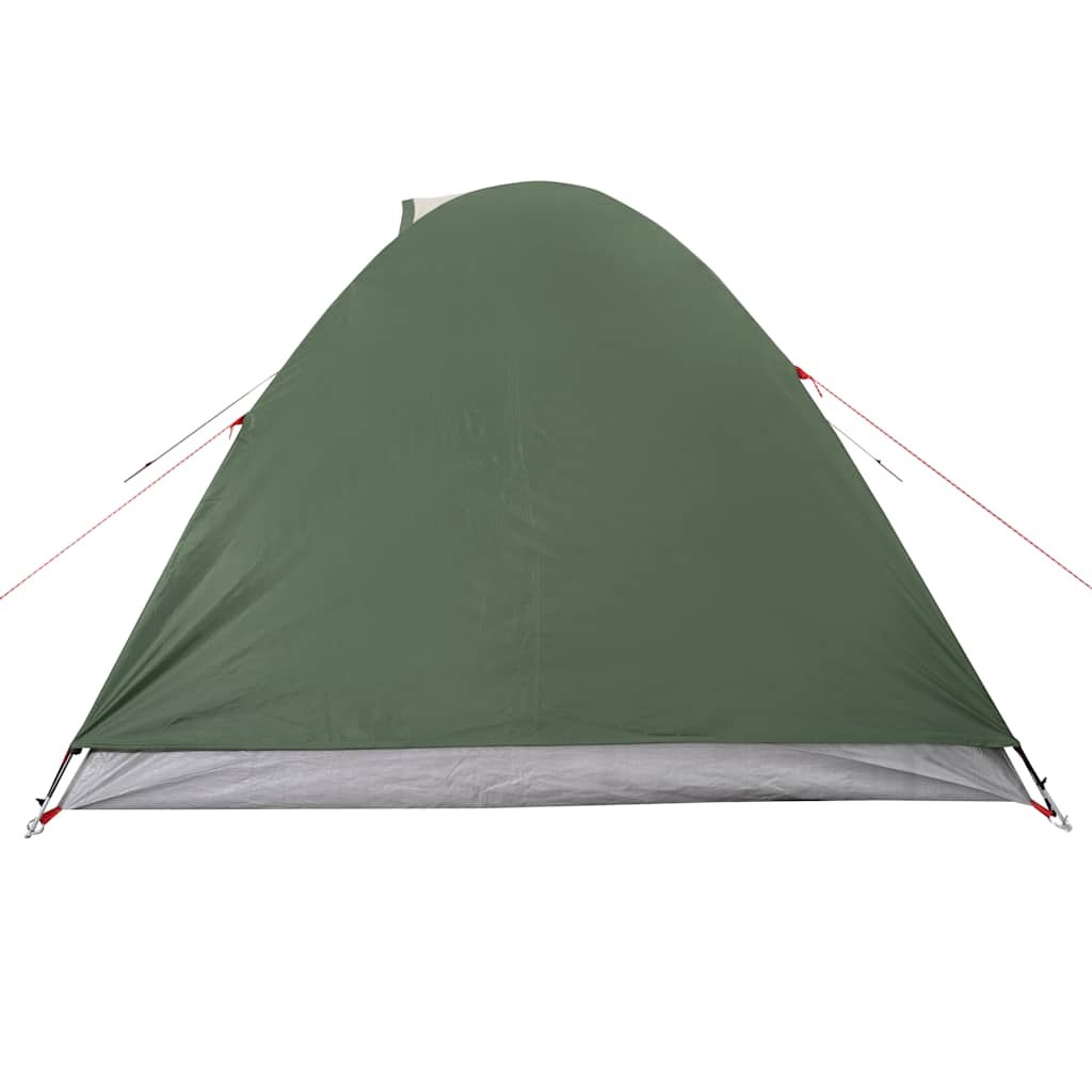 Dome Camping Tent for 3 Persons Green Waterproof