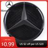 Автомобильная наклейка Логотип на решетку радиатора для Mercedes Benz W156 W204 W205 W210 W211 W212 W213 Класс C E GLA GLK ML GLC GLE
