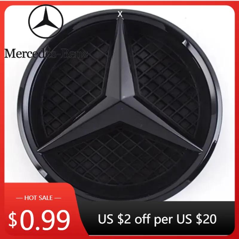 Автомобильная наклейка Логотип на решетку радиатора для Mercedes Benz W156 W204 W205 W210 W211 W212 W213 Класс C E GLA GLK ML GLC GLE