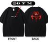 Gorilla Gym Мужская хлопковая футболка Streetwear Повседневная Hip Hop Спортивная посадка - Мужская летняя хлопковая футболка с принтом