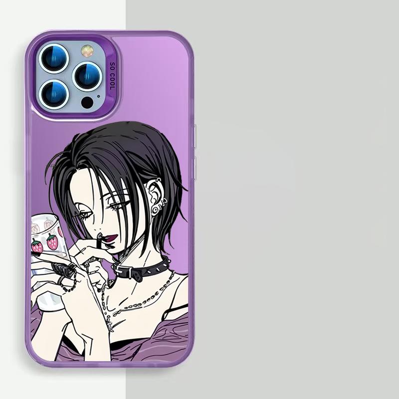 Чехол для телефона Nana Anime для iPhone 16 11 12 13 14 15 Pro Max Plus 7 8 X Xr Xs Anti-Drop Shockprooll с твердой задней крышкой