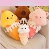 Chick Cartoon Capybara Lamb Piglet Ice Cream Plush Toy Cute Girl Cushion Sofa