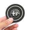 1/2pcs Car Coasters Silica Gel Water Cup Mat Valve Non-slip Pad For Alfa Romeo Giulia Stelvio MiTo Giulietta 147 156 159 166 GT