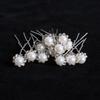 Accessories Bridal Tiara Flower Hairpin Stick U Shaped Hair Clip Bride Headpiece Bridal Hairpin