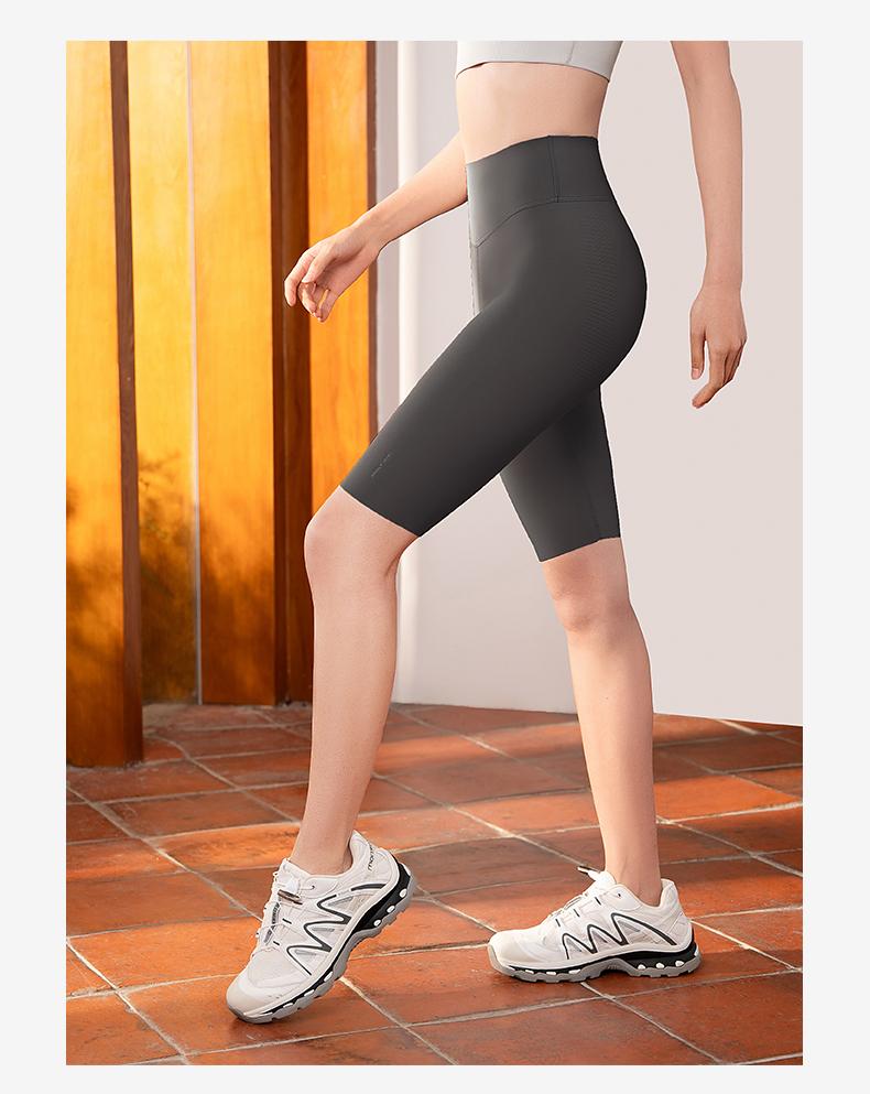 Mid waist compression and hip lifting cycling pants