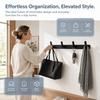 4 Hooks Coat Rack Aluminum Towel Rack Modern Wall Hook  Space Saving