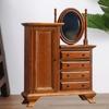 Wooden 1:12 Dollhouse Dressing Table Smooth Practical Life Scene Small Furniture Model for