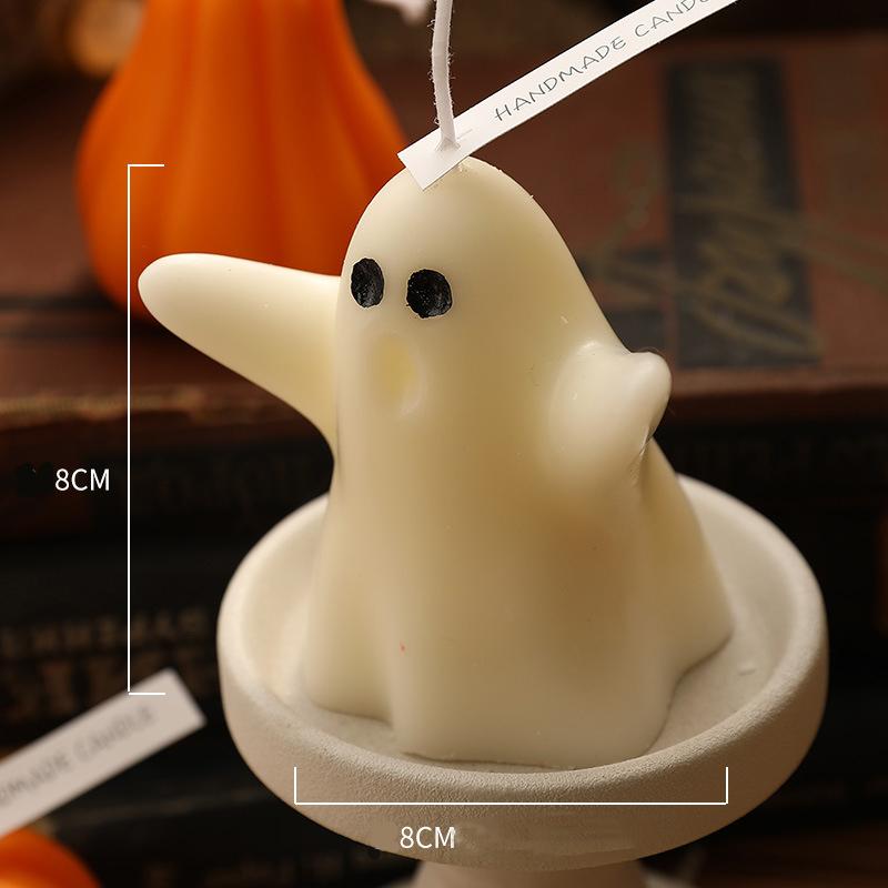 Силиконовые формы для свечей ужасов и призраков на Хэллоуин, мыло ручной работы, гипсовая форма для изготовления ароматических свечей, товары для украшения дома
