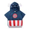 Kids Summer Cartoon Hooded Short Sleeve T-Shirt with Fun Mask Top