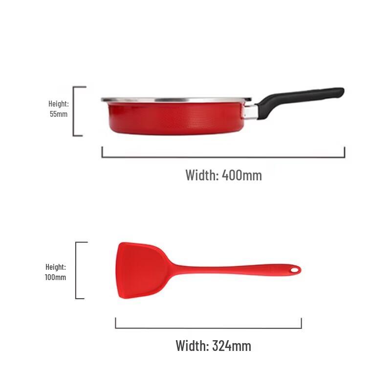 Corning Red Heart Non-stick Spatula Set