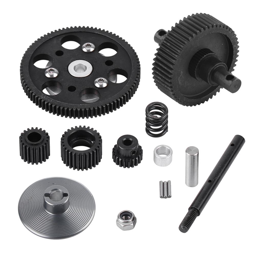 Metal Accessory Center Gearbox Straight Gears Set for SCX10 RC Model Car