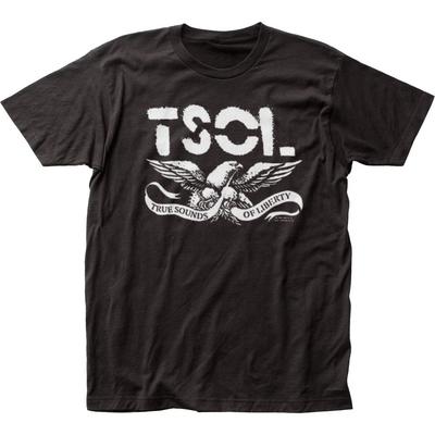 T.S.O.L. Мужская футболка Eagle Музыка Классический Концерт Рок-н-ролл Группа Футболка Новая Черная