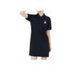 New MLB Love Series Short Sleeved Dresses Women's Black 3FOPH0143-50BKS