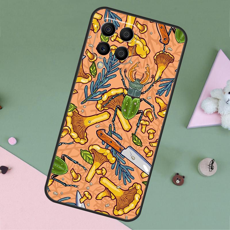 Грибной лес Для Samsung Galaxy M23 M12 M13 M14 M15 M35 M55 M34 M54 M33 M53 M31 M11 M32 M52 M06 M16 Чехол