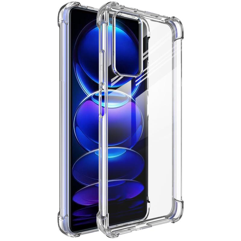 IMAK For Xiaomi Redmi Note 12 Pro 4G/Note 11 Pro 4G (MediaTek)/11 Pro 5G (Qualcomm) Phone Case Airbag Clear TPU Cover