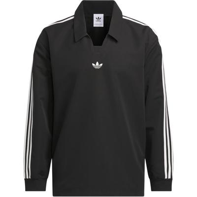 Оригинальная футболка-поло RUGBY POLO SHIRT Унисекс Черная IY7379