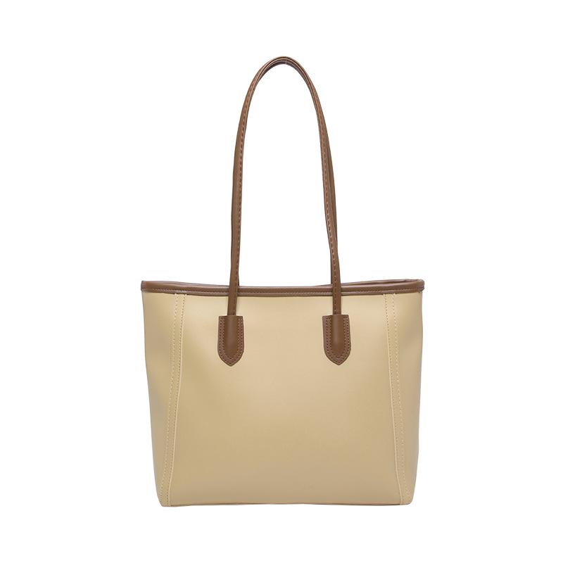 2024 Retro Large Capacity Women's Tote: Stylish Korean-Style, Trendy Autumn/Winter Single Shoulder Commuter Bag