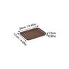 Wood Grain Plastic Food Serving Tray Stackable Dessert Fruit Tray Tea Tray Large Capacity Storage Tray Kitchen Stoage Organizer