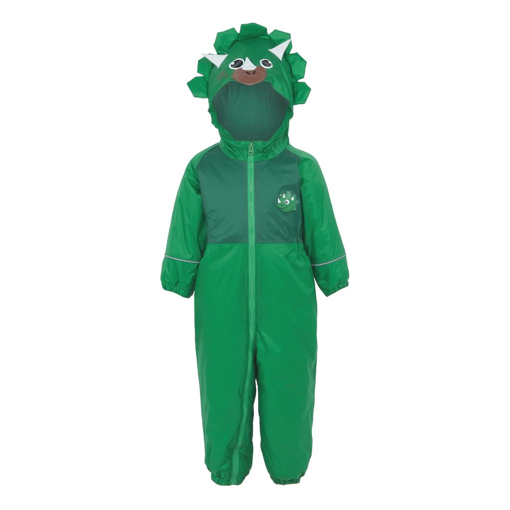 Regatta Childrens/Kids Mudplay III Dinosaur Waterproof Puddle Suit