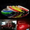 Effect Bicycle   Motorcycle Reflective Decals Car Stickers  Bike Rim Decoration Tire Applique