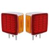 2Pcs 39 LED Tail Brake Light Turn Signal Side Marker Lamp For Truck Trailer Van