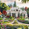 Cross-border Compatible 21353 Botanical Garden Street View Assembled Building Block Toys