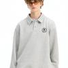 Fingercroxx IT Men's Fleece-Lined Polo Sweatshirt