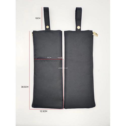 Heat Resistant Curling Iron Storage Bag Cotton Protector Pad Portable For Stylists