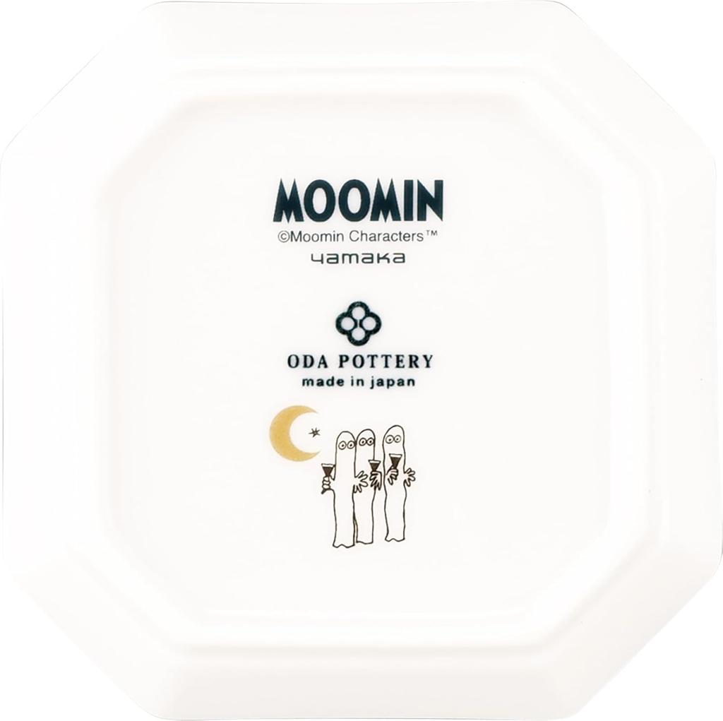 Муми-тролль Специальный Квадратный Бок 11 x 11 Дзюбако Сакура Новый Первый Разное Сделано в "День Фестиваля" Тарелка, Тарелка, Прибл.. см, Серия со срезанными углами,