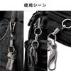 [FEGVE] titanium key ring connector 360 degree rotation car keychain men's releaser With key ring (gray *2 pieces)