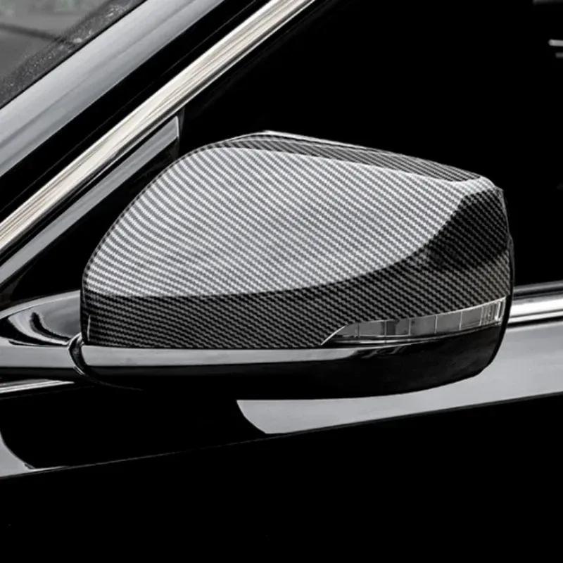 For Cadillac CT5 CT6 2024 Car Rearview Side Mirror Cover Wing Cap Exterior Door Housing Shell Trim