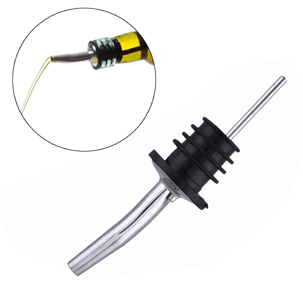 Flow Spout Stainless Steel Kitchen Bar Tool Wine Pourer Bottle Stopper Liquor Spirit Pouring