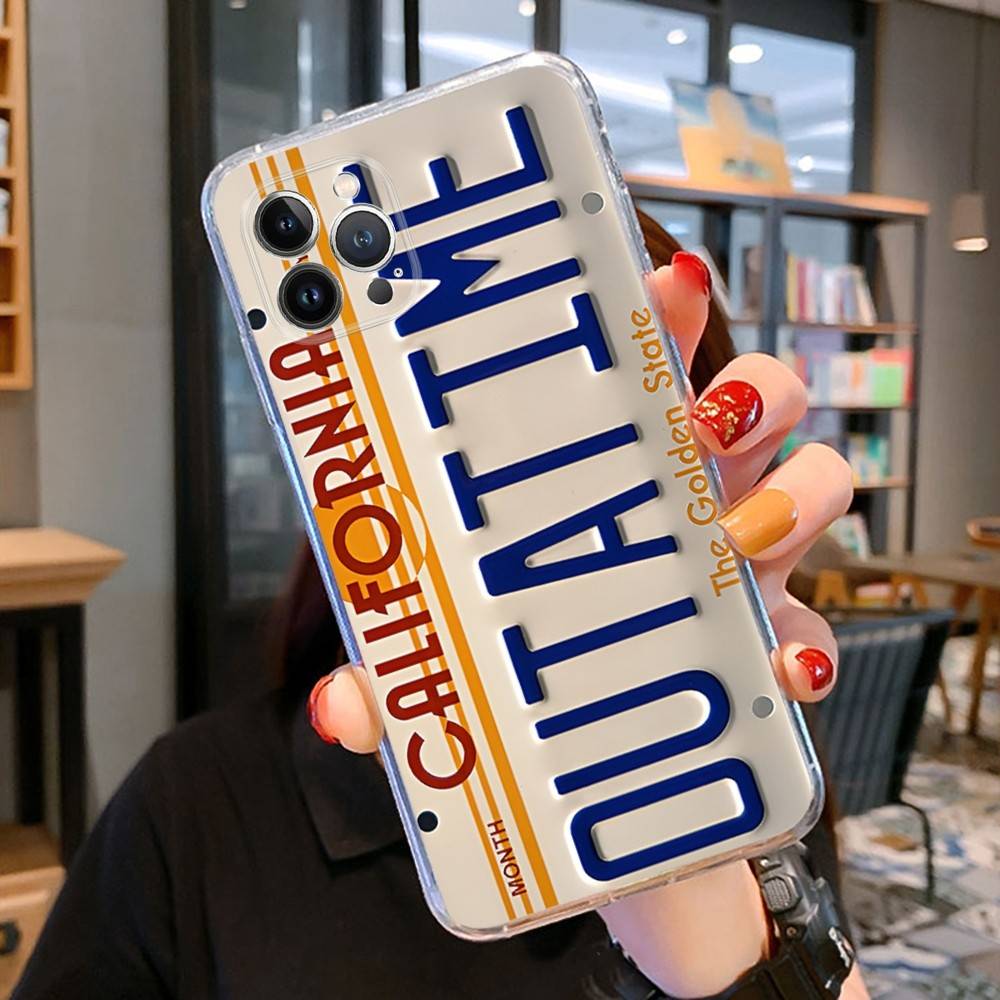 Movie Back To The Future For IPhone 17 16 16e 15 14 13 12 11 Pro Max Mini Plus Phone Case